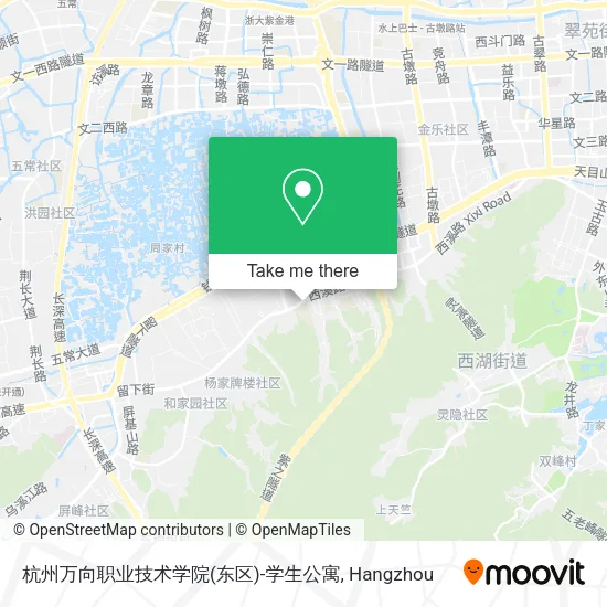 杭州万向职业技术学院(东区)-学生公寓 map