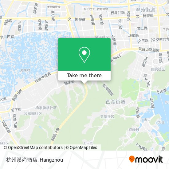 杭州溪尚酒店 map