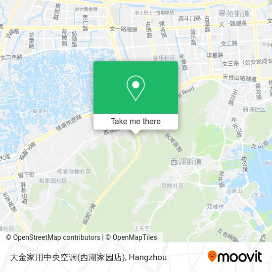 大金家用中央空调(西湖家园店) map