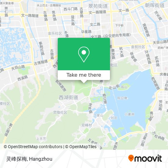 灵峰探梅 map