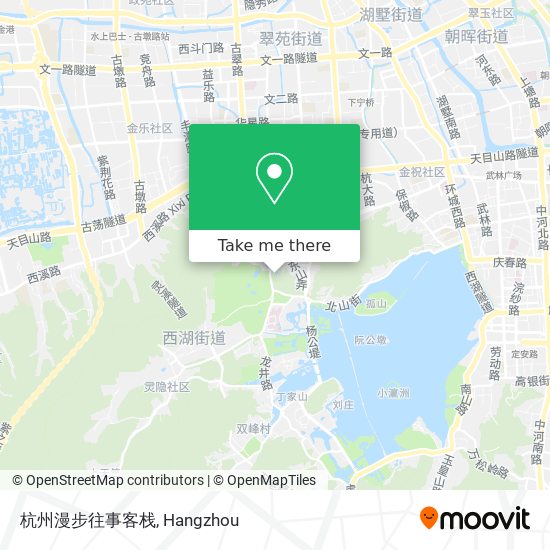 杭州漫步往事客栈 map