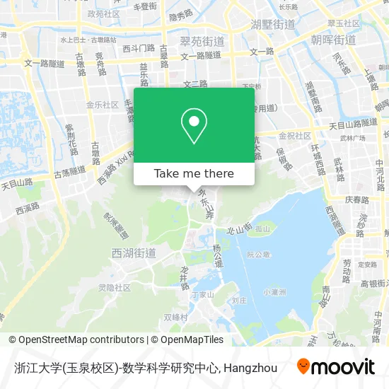 浙江大学(玉泉校区)-数学科学研究中心 map