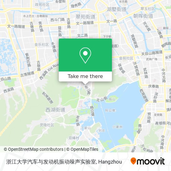 浙江大学汽车与发动机振动噪声实验室 map