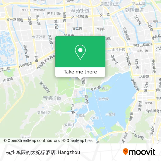 杭州威廉的太妃糖酒店 map