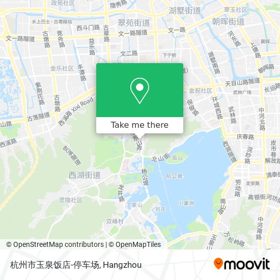 杭州市玉泉饭店-停车场 map
