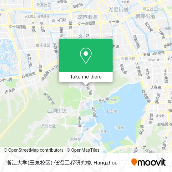 浙江大学(玉泉校区)-低温工程研究楼 map