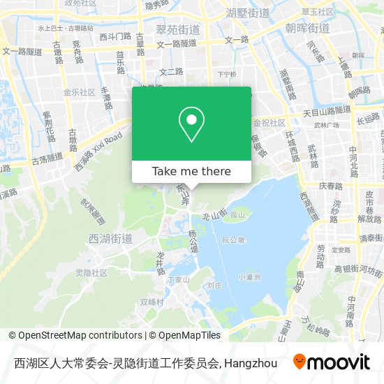 西湖区人大常委会-灵隐街道工作委员会 map