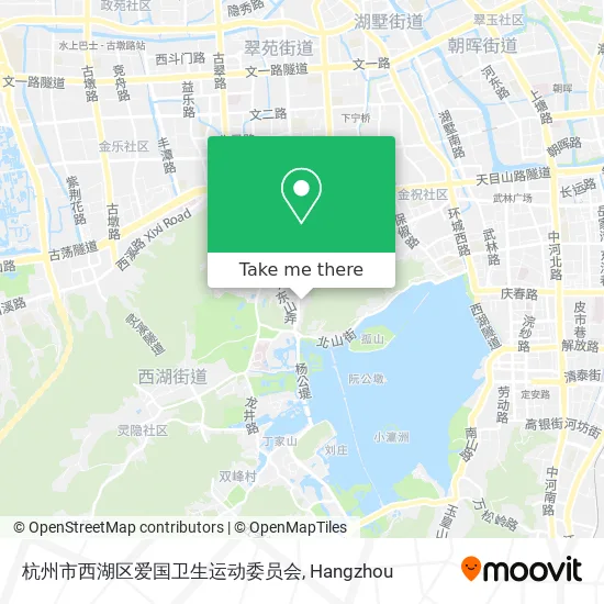 杭州市西湖区爱国卫生运动委员会 map