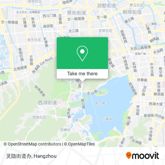 灵隐街道办 map