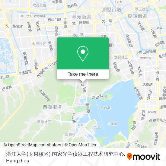 浙江大学(玉泉校区)-国家光学仪器工程技术研究中心 map