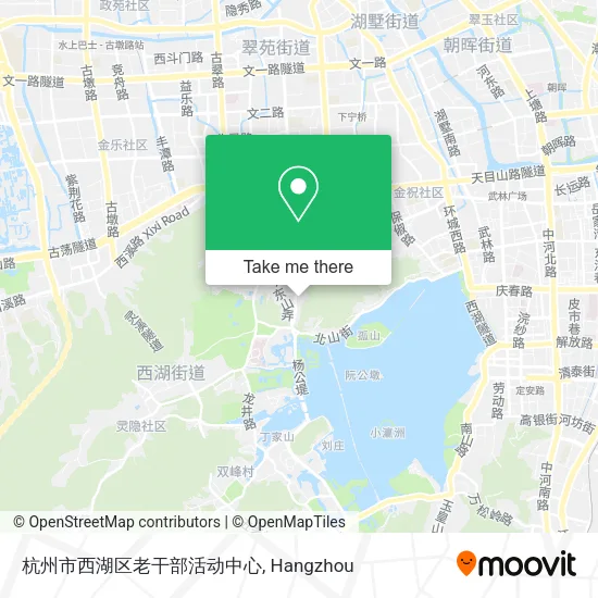 杭州市西湖区老干部活动中心 map