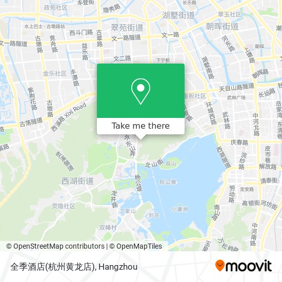 全季酒店(杭州黄龙店) map
