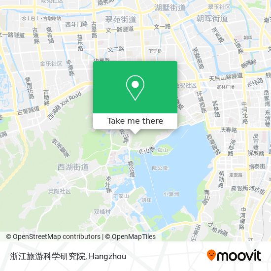 浙江旅游科学研究院 map