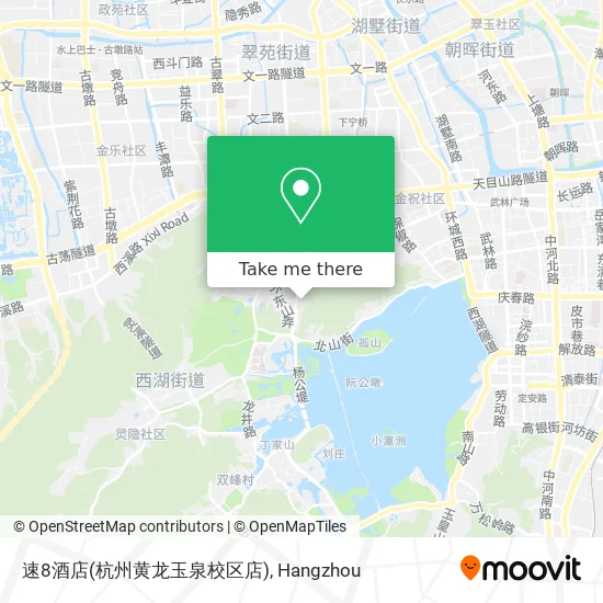 速8酒店(杭州黄龙玉泉校区店) map