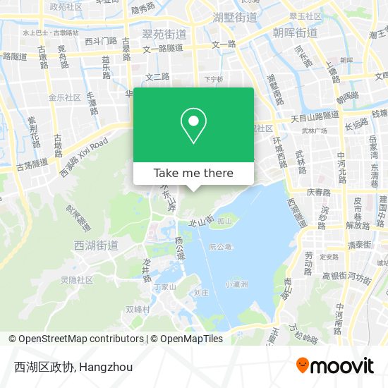 西湖区政协 map