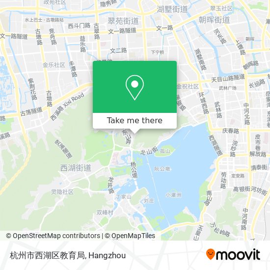 杭州市西湖区教育局 map