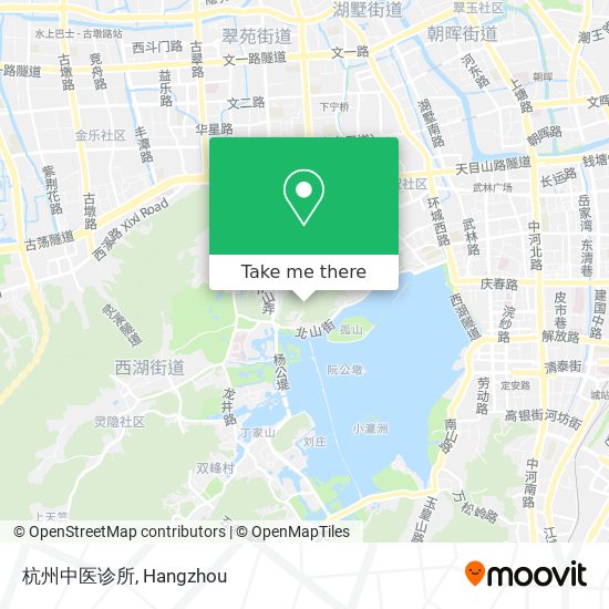 杭州中医诊所 map