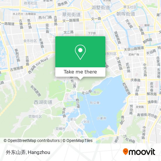外东山弄 map