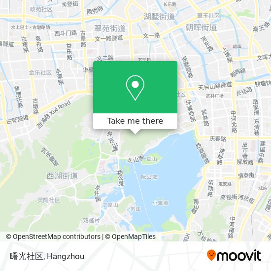 曙光社区 map