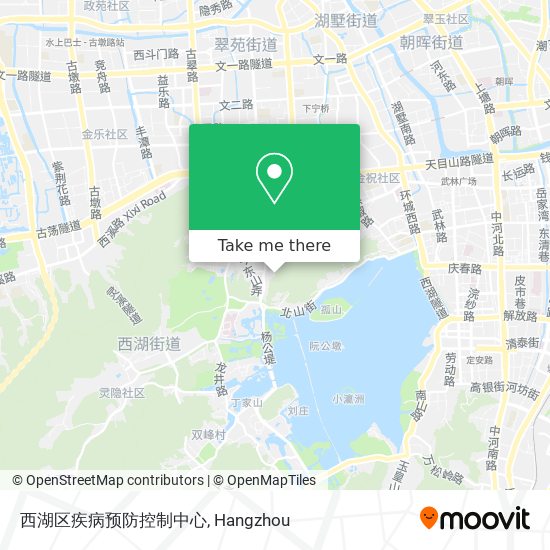 西湖区疾病预防控制中心 map