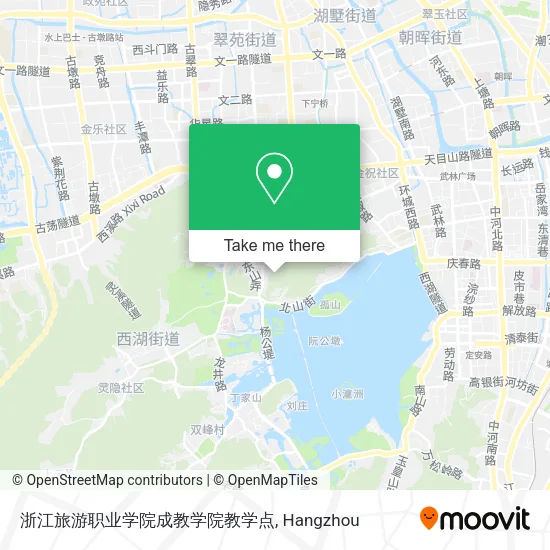 浙江旅游职业学院成教学院教学点 map