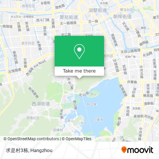 求是村3栋 map