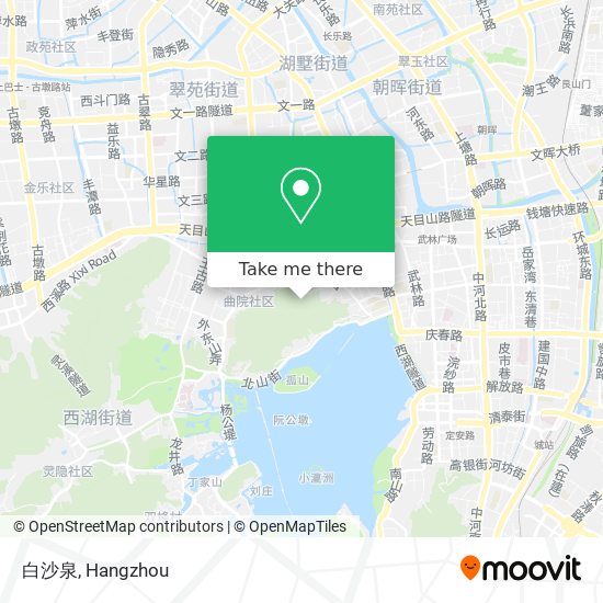 白沙泉 map