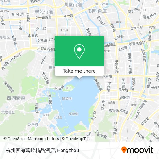 杭州四海葛岭精品酒店 map