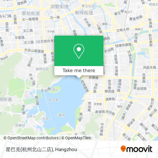 星巴克(杭州北山二店) map