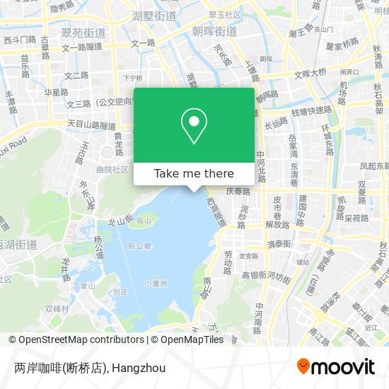 两岸咖啡(断桥店) map