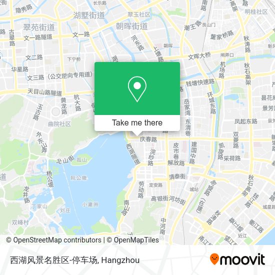 西湖风景名胜区-停车场 map