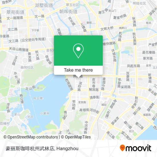 豪丽斯咖啡杭州武林店 map