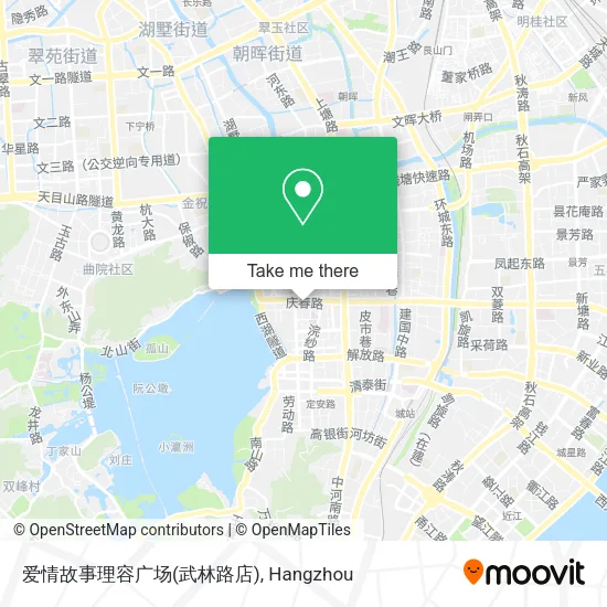 爱情故事理容广场(武林路店) map