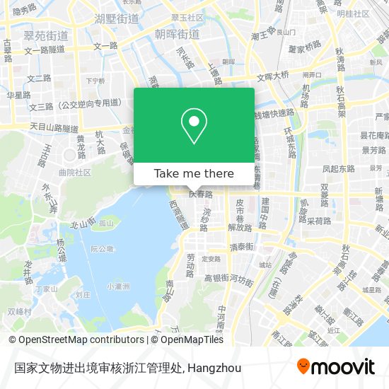 国家文物进出境审核浙江管理处 map