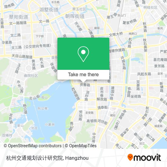 杭州交通规划设计研究院 map