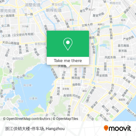 浙江供销大楼-停车场 map