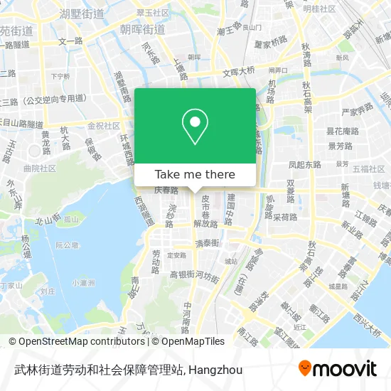 武林街道劳动和社会保障管理站 map