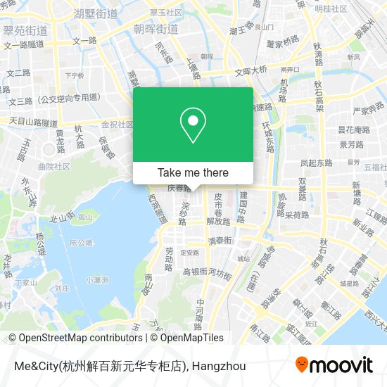 Me&City(杭州解百新元华专柜店) map