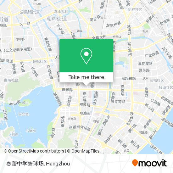 春蕾中学篮球场 map