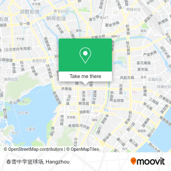 春蕾中学篮球场 map