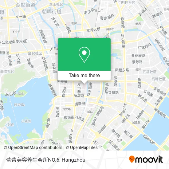 蕾蕾美容养生会所NO.6 map