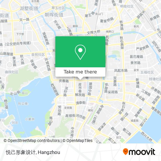 悦己形象设计 map