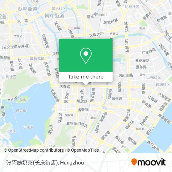 张阿姨奶茶(长庆街店) map