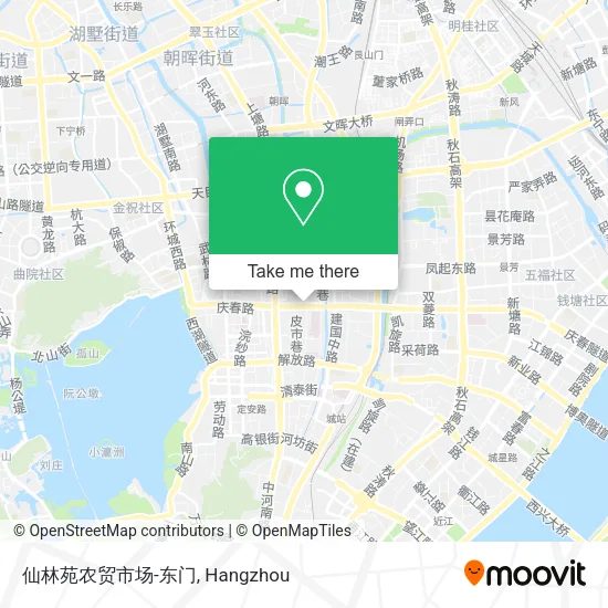 仙林苑农贸市场-东门 map