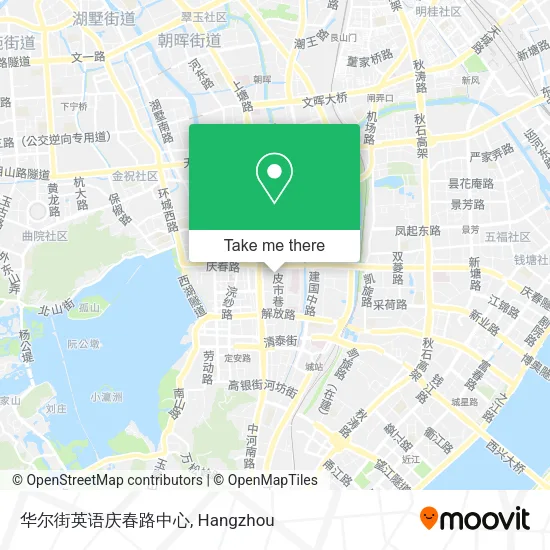 华尔街英语庆春路中心 map