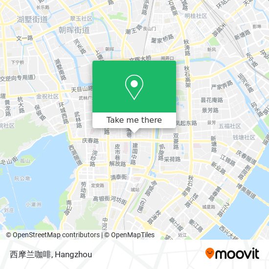 西摩兰咖啡 map