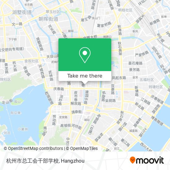 杭州市总工会干部学校 map