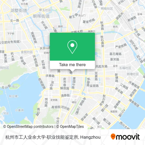 杭州市工人业余大学-职业技能鉴定所 map