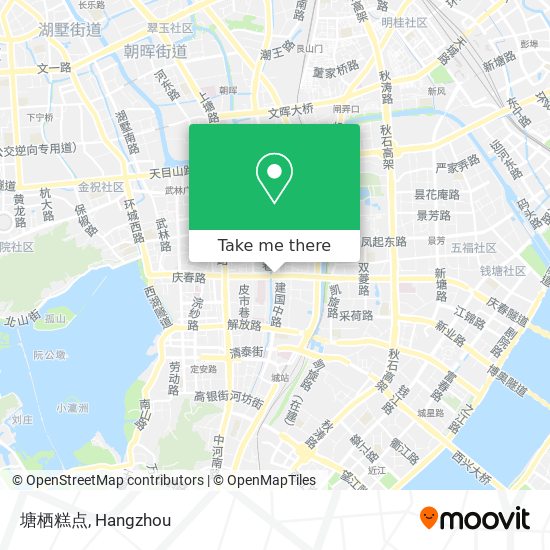 塘栖糕点 map