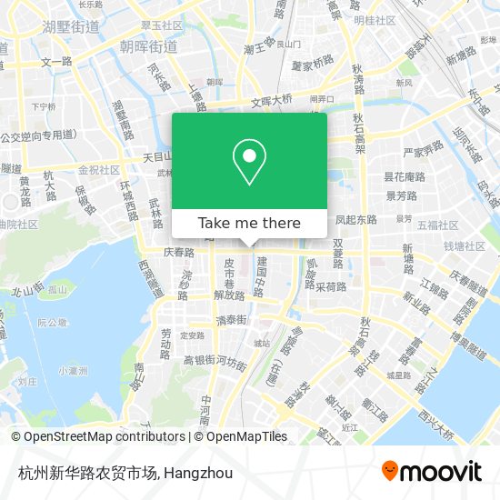 杭州新华路农贸市场 map